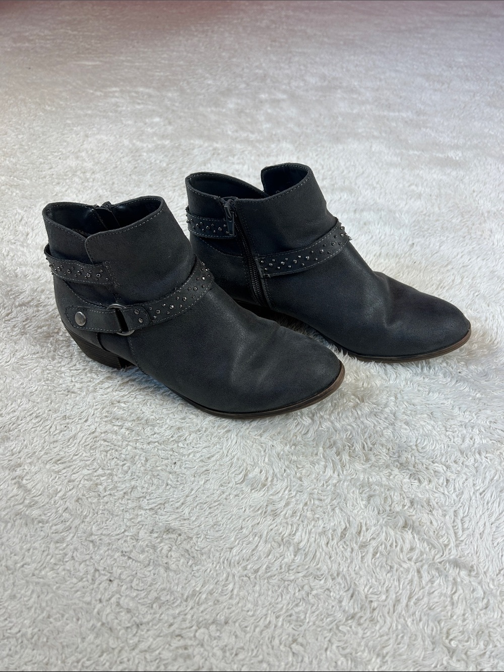 ANA Atlas grey ankle‎ booties 8.5